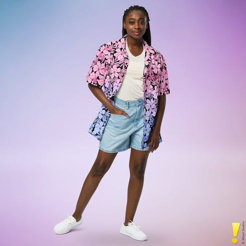 Bisexual Pride Aloha Hawaiian Shirt